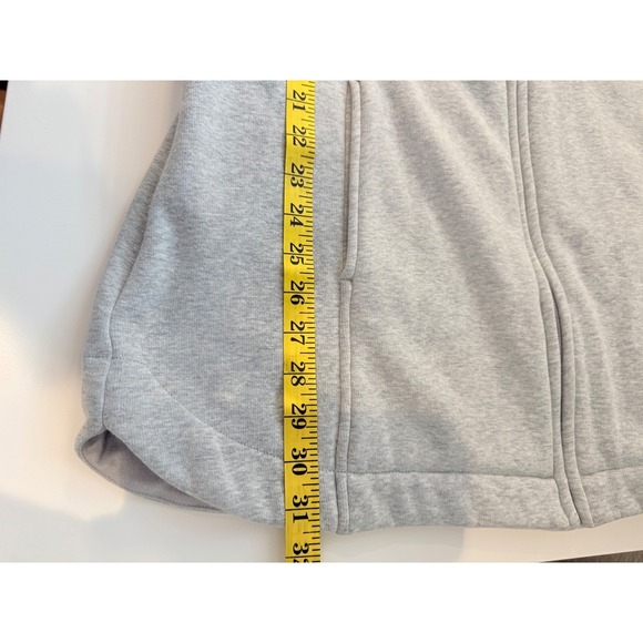 The North Face Gray Fleece Lined Hooded Long Zip Up Jacket Women's M - Picture 6 of 9